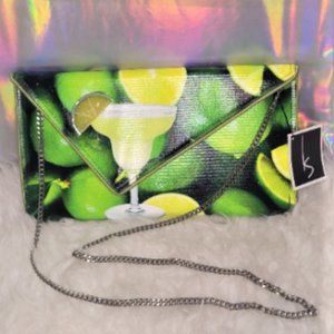 Kent Stetson Lime Margarita Clutch Purse NWT